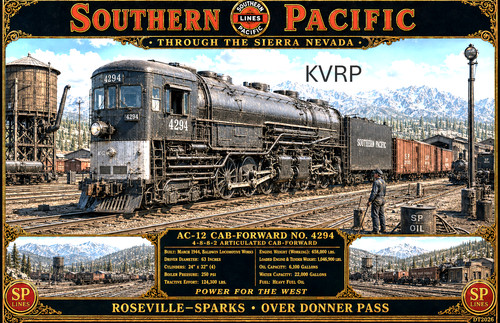 Southern pacific cab - southern, ac-12