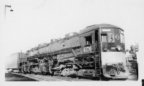 Vintage railroad photo - vintage, bw